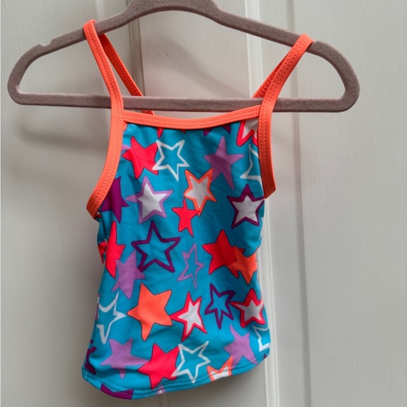 NWOT Wonder Nation 12M Girls Blue Star Cami Tankini Top Bathingsuit - Picture 1 of 4